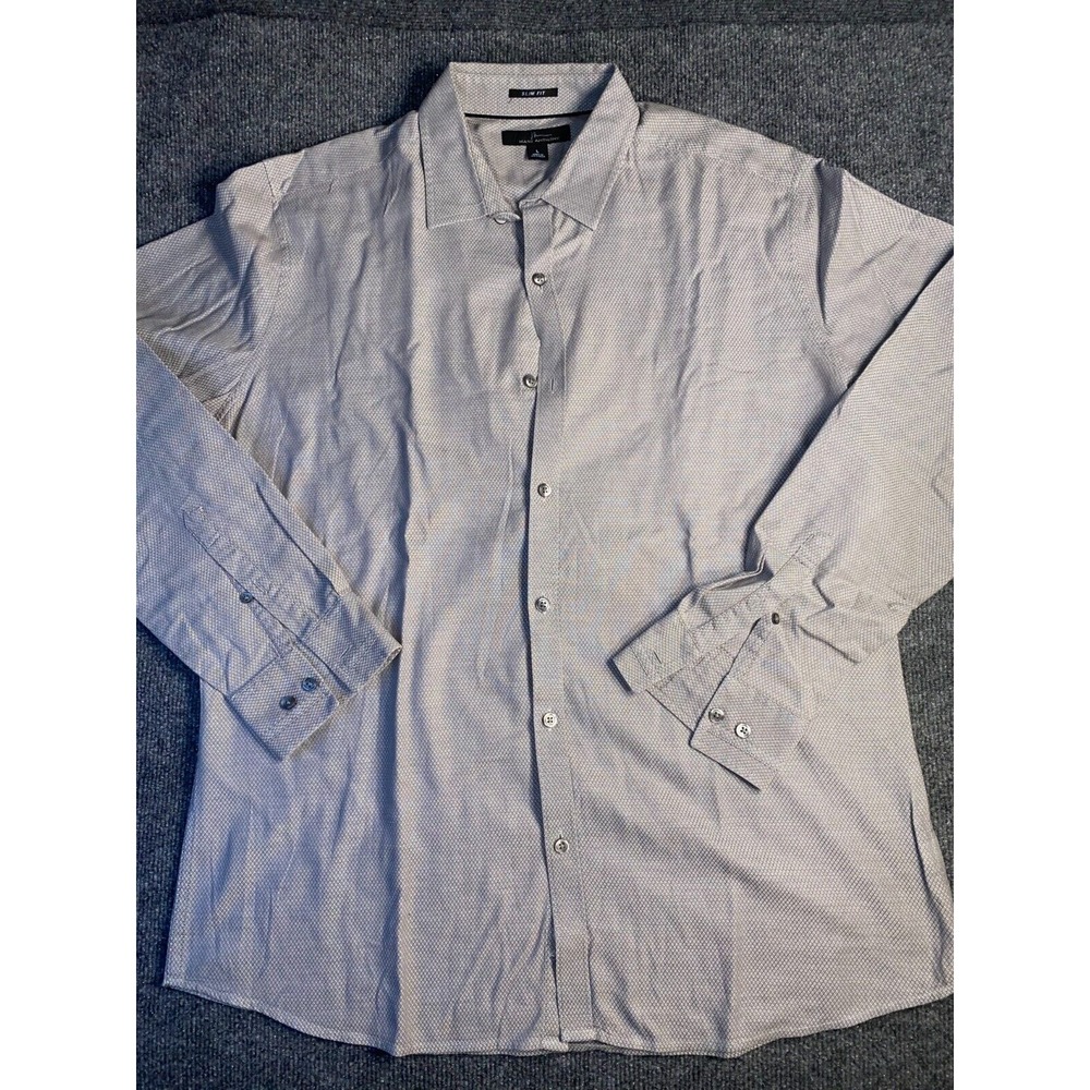 Marc Anthony Casual Shirt Men La Textured Slim Fit Collared‎ Button Down